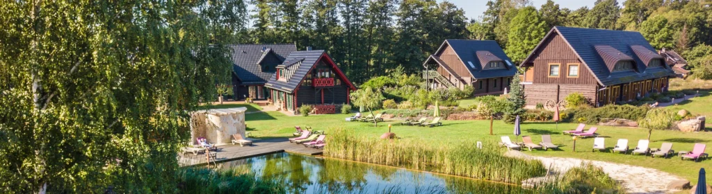 Seehotel Burg, Bild der gesamten Anlage